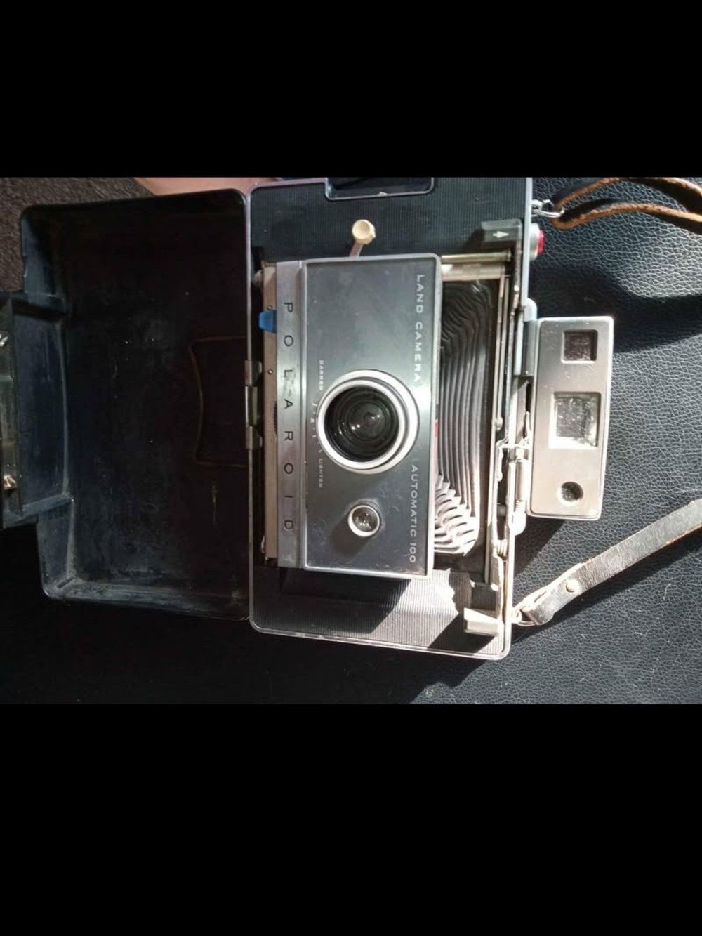 Polaroid Land Camera Automatic 100 - Black Vintage Instant Camera